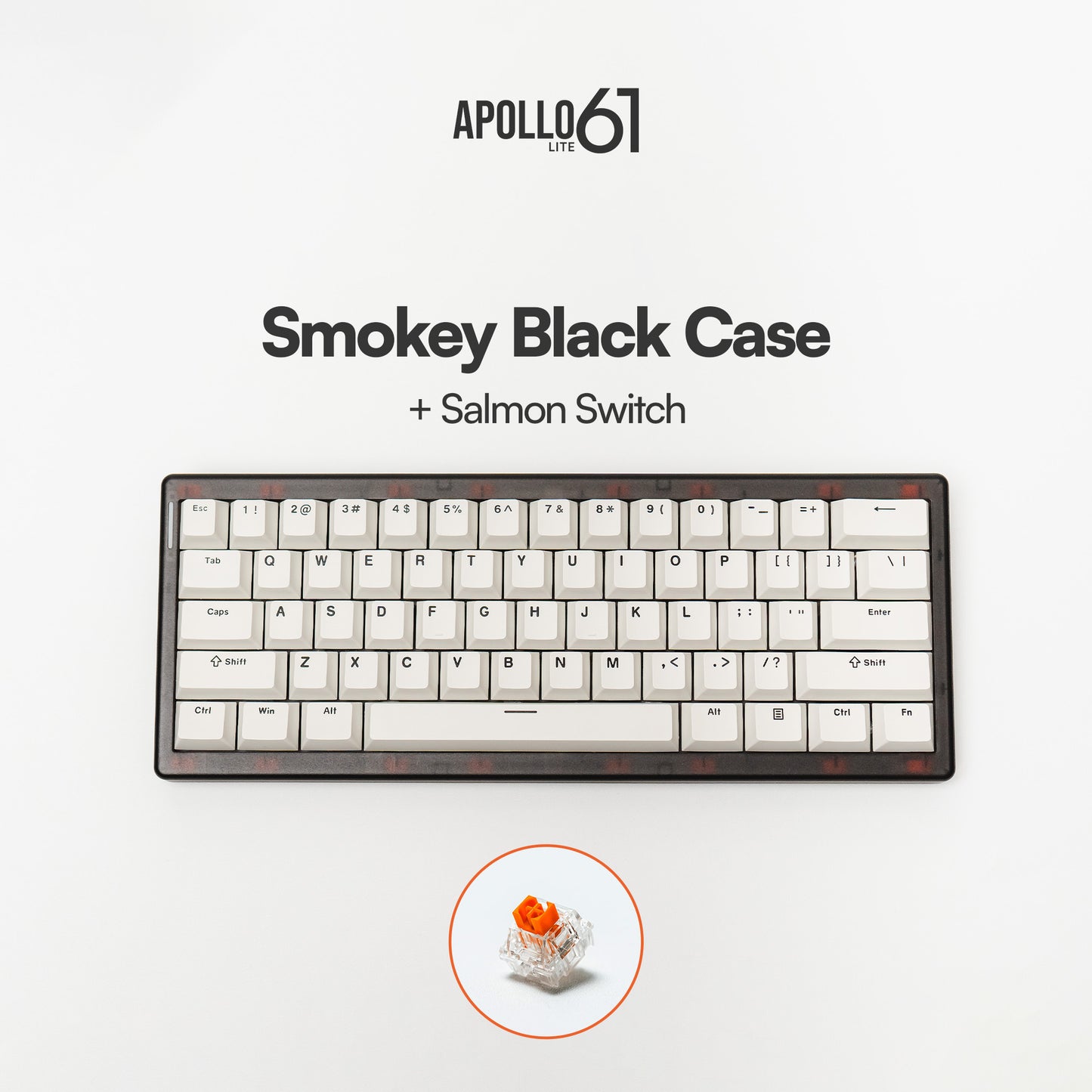 APOLLO61 Lite 60% Wired Mechanical Keyboard by Press Play