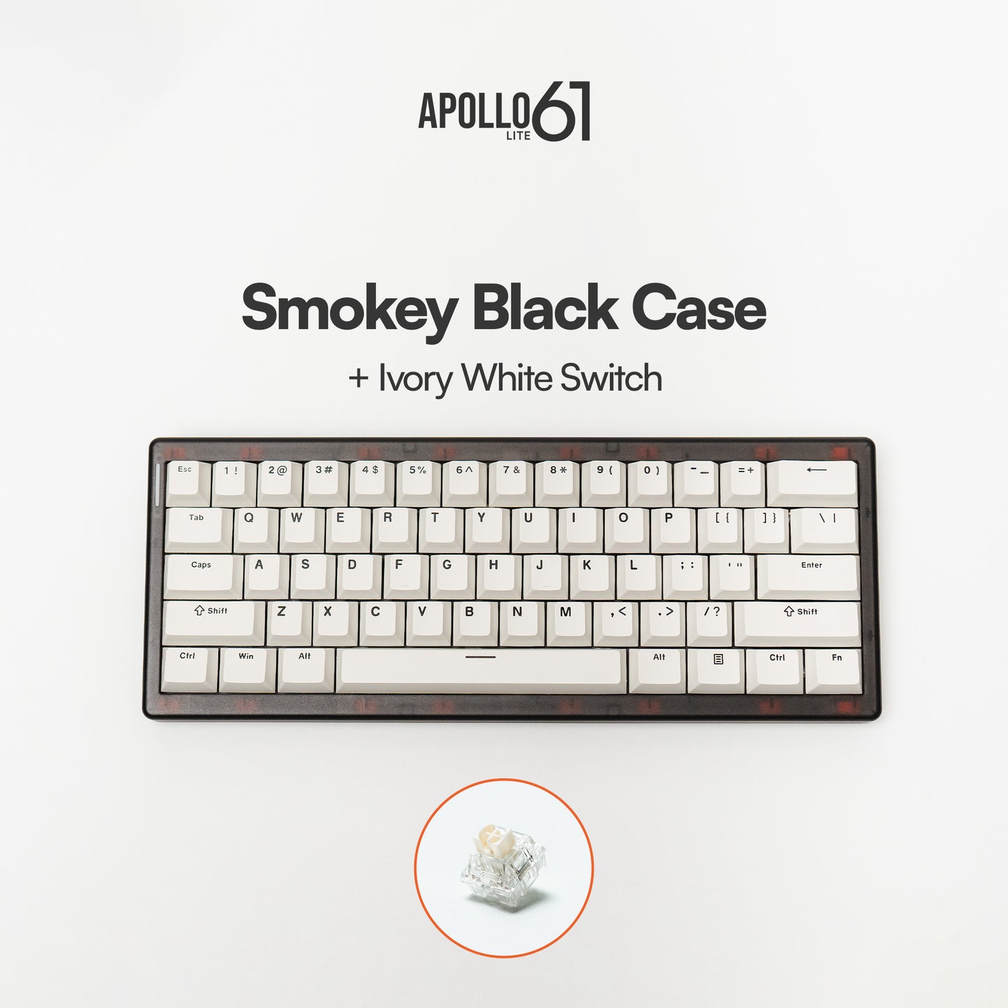 APOLLO61 Lite 60% Wired Mechanical Keyboard by Press Play