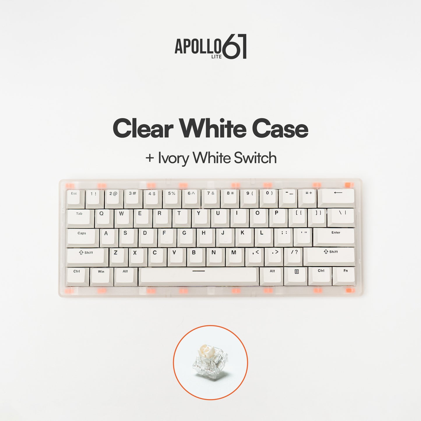 APOLLO61 Lite 60% Wired Mechanical Keyboard by Press Play