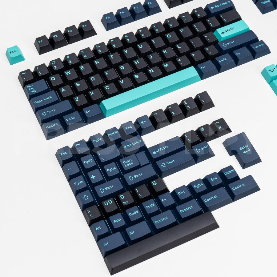 DARK PANDORA PBT ABS Doubleshot Keycaps Set