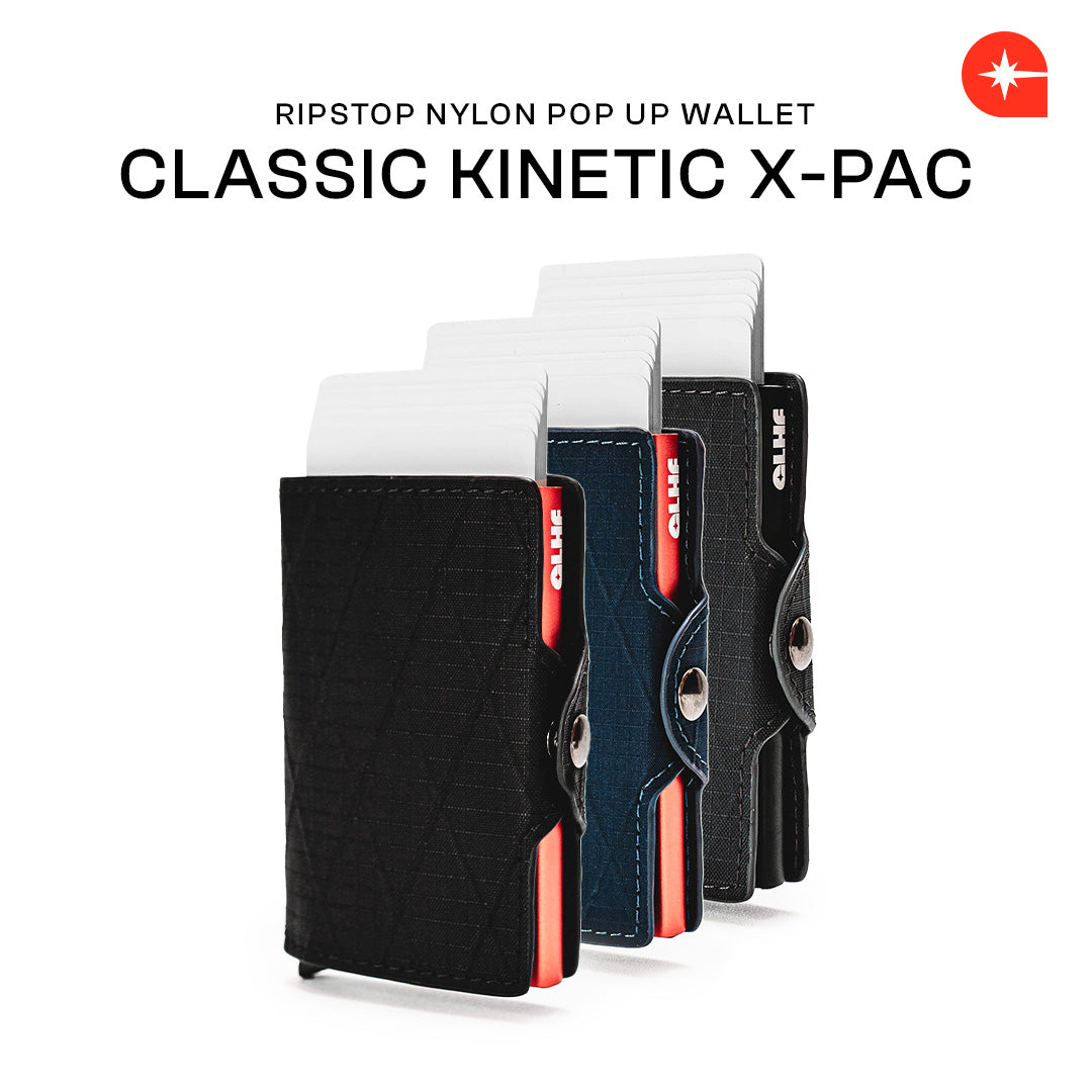 CLASSIC Kinetic X-Pac Ripstop Nylon Pop Up Card Case Wallet