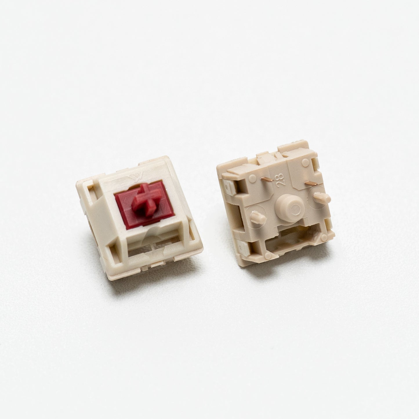 KTT Retro Red 58g POK Linear Switch PCB Mount