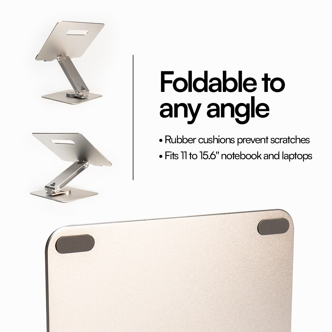 NOOK L12 Aluminum Foldable Laptop Stand Gray
