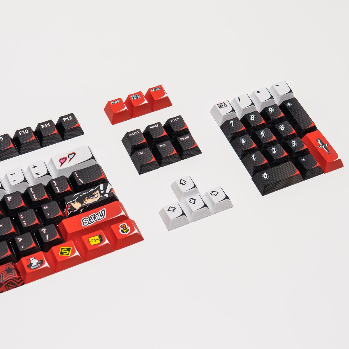 Press Play x Persona 5 Royal PPBT JOKER Dye Sub Keycaps Set