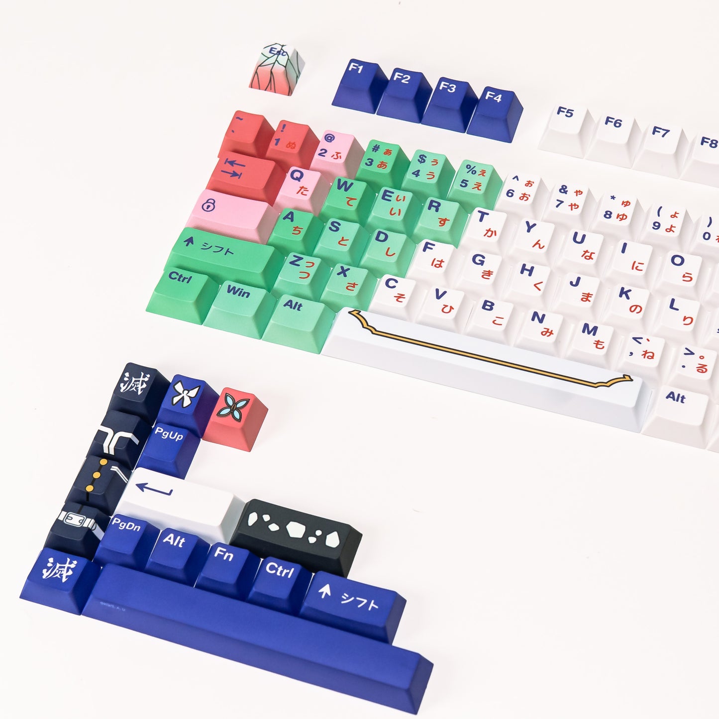 PRESS PLAY X DEMON SLAYER PPBT KOCHO SHINOBU Dye Sub Keycaps
