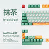 PPBT MATCHA PBT Dye Sub Keycaps by Press Play
