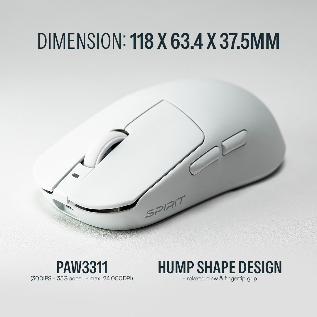 SPIRIT Ultralight Wireless Gaming Mouse
