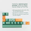 PPBT MATCHA PBT Dye Sub Keycaps by Press Play