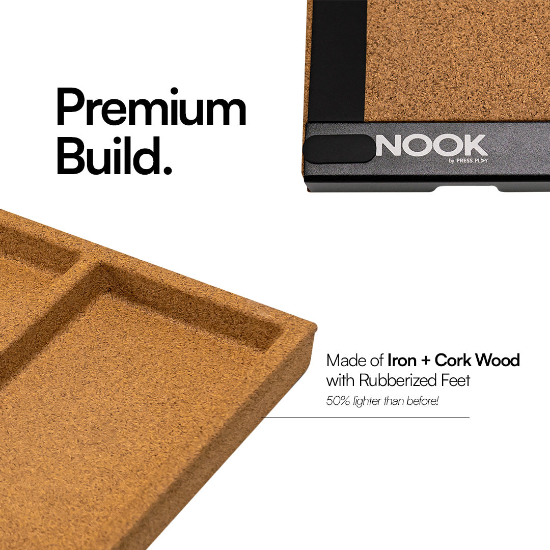 NOOK CORK DESK TRAY Standalone Wooden Tray Organizer
