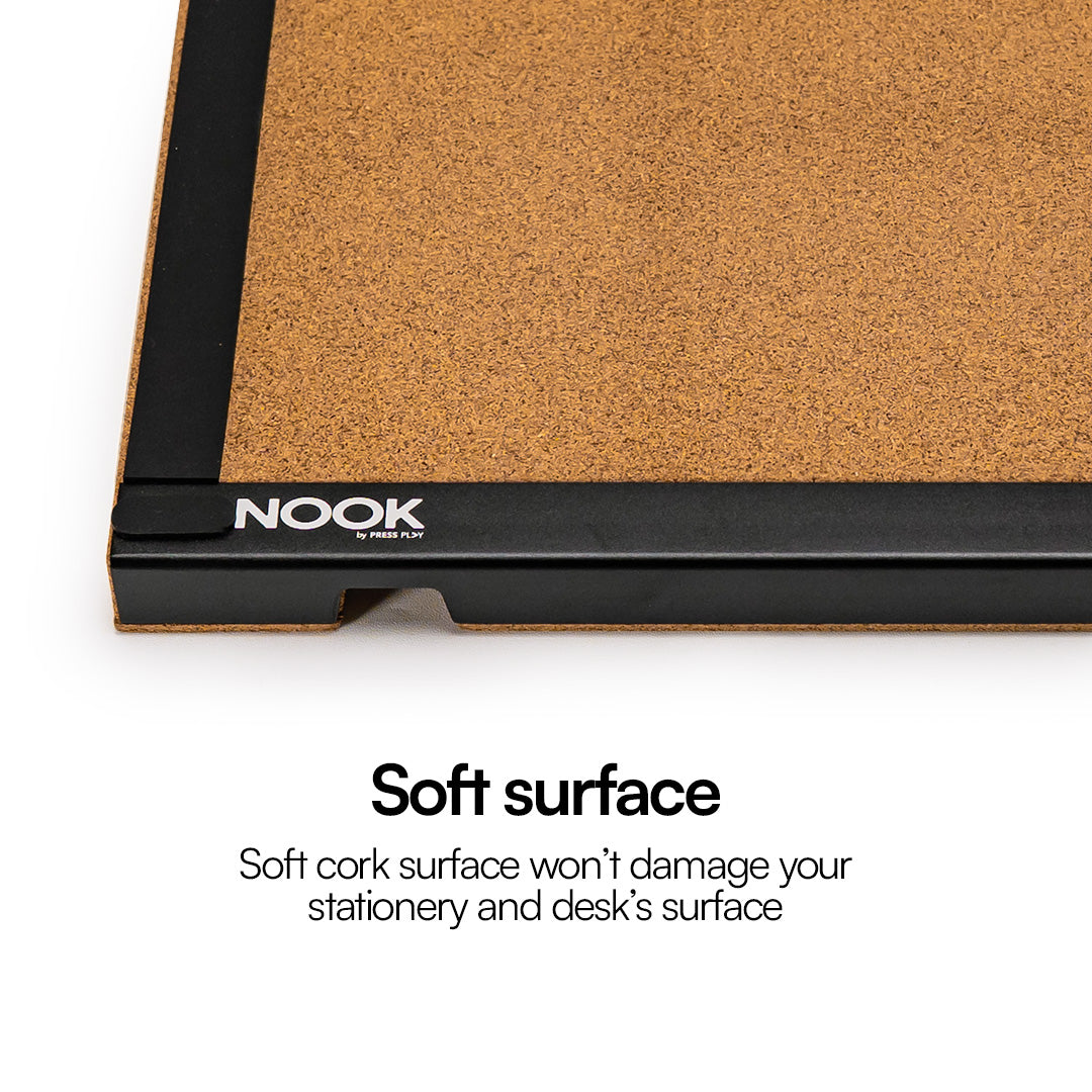 NOOK CORK DESK TRAY Standalone Wooden Tray Organizer