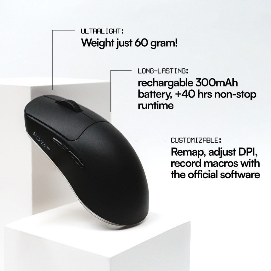 NOVA PRO Lightweight Wireless Gaming Mouse