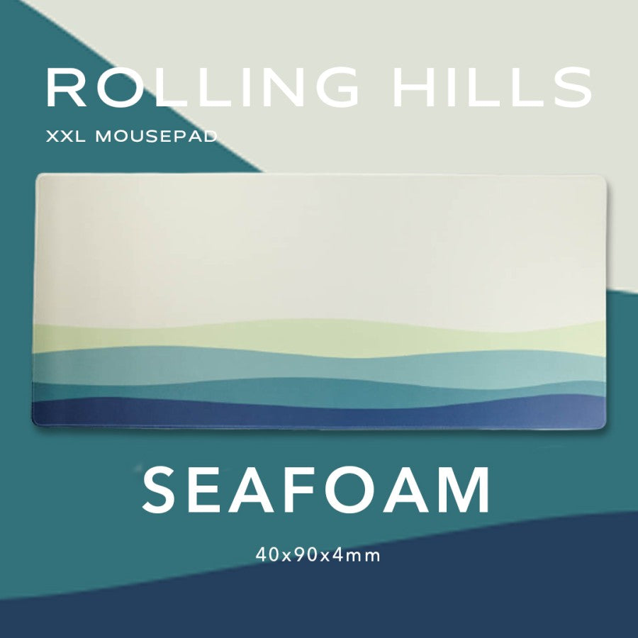 ROLLING HILLS Gaming Mousepad Deskmat by Press Play
