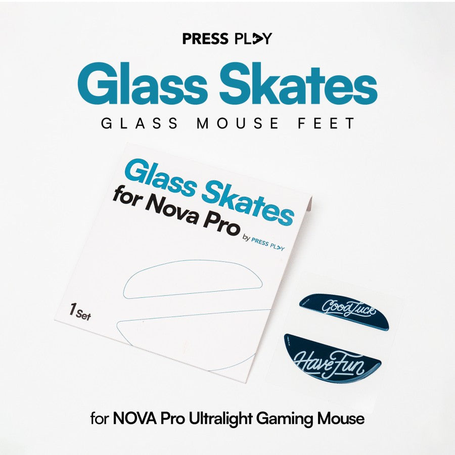 Glass Skates for NOVA PRO Wireless Gaming Mouse