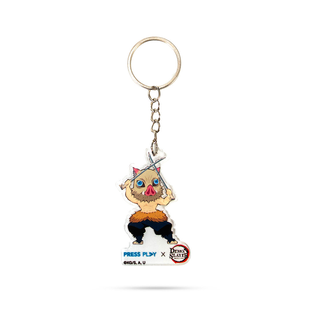 PRESS PLAY x DEMON SLAYER INOSUKE Acrylic Keychain