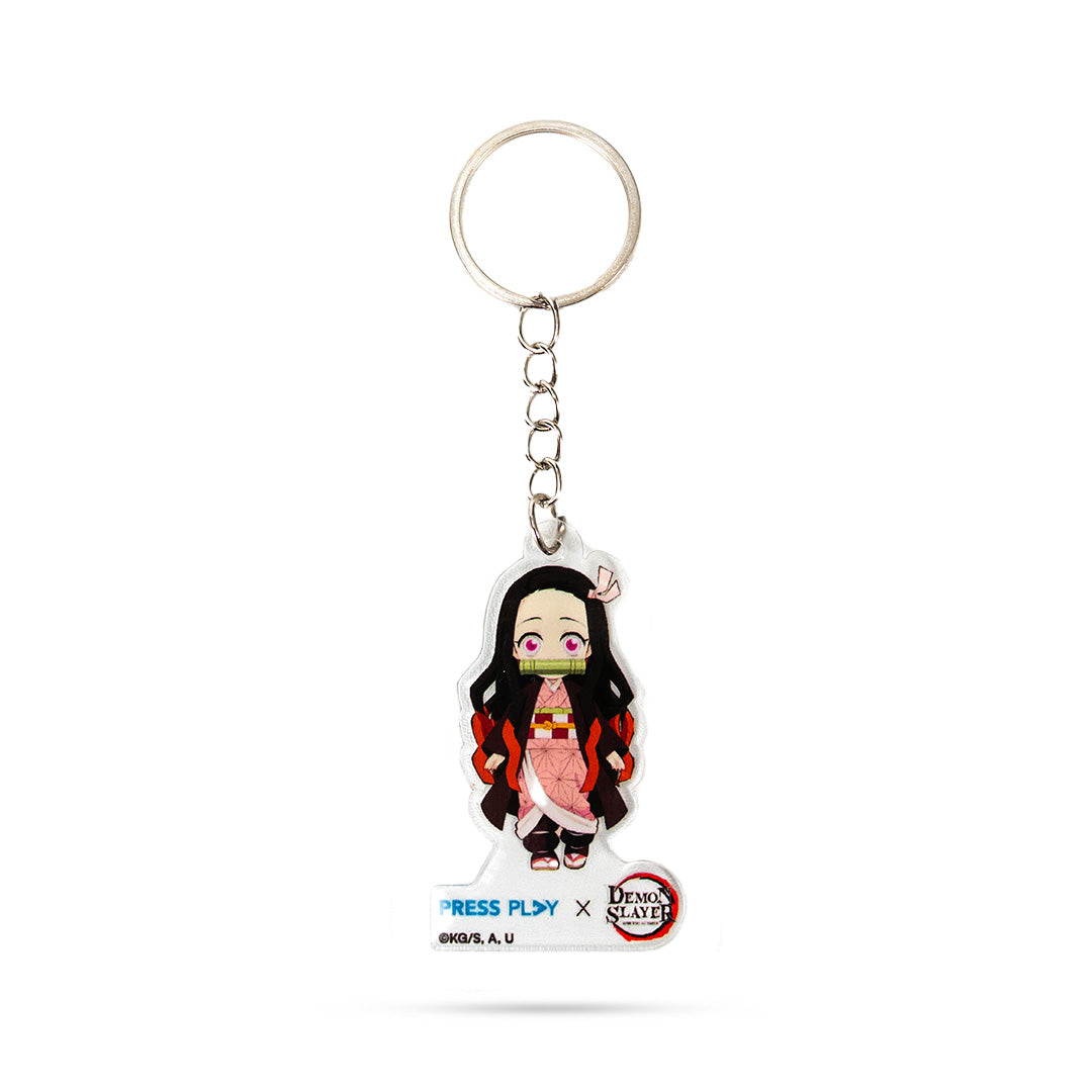 PRESS PLAY x DEMON SLAYER NEZUKO Acrylic Keychain