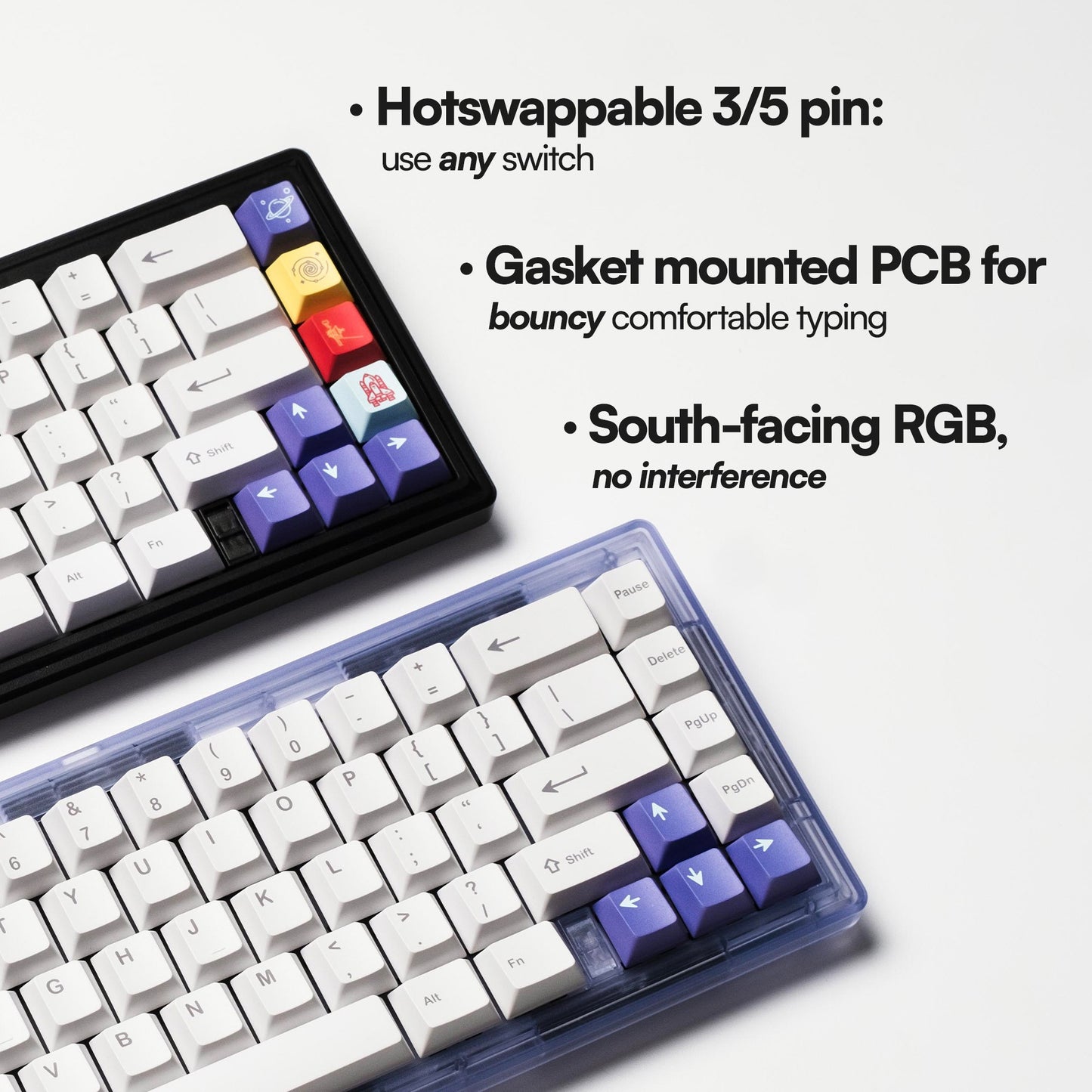 VOYAGER68 Wireless Mechanical Keyboard by Press Play