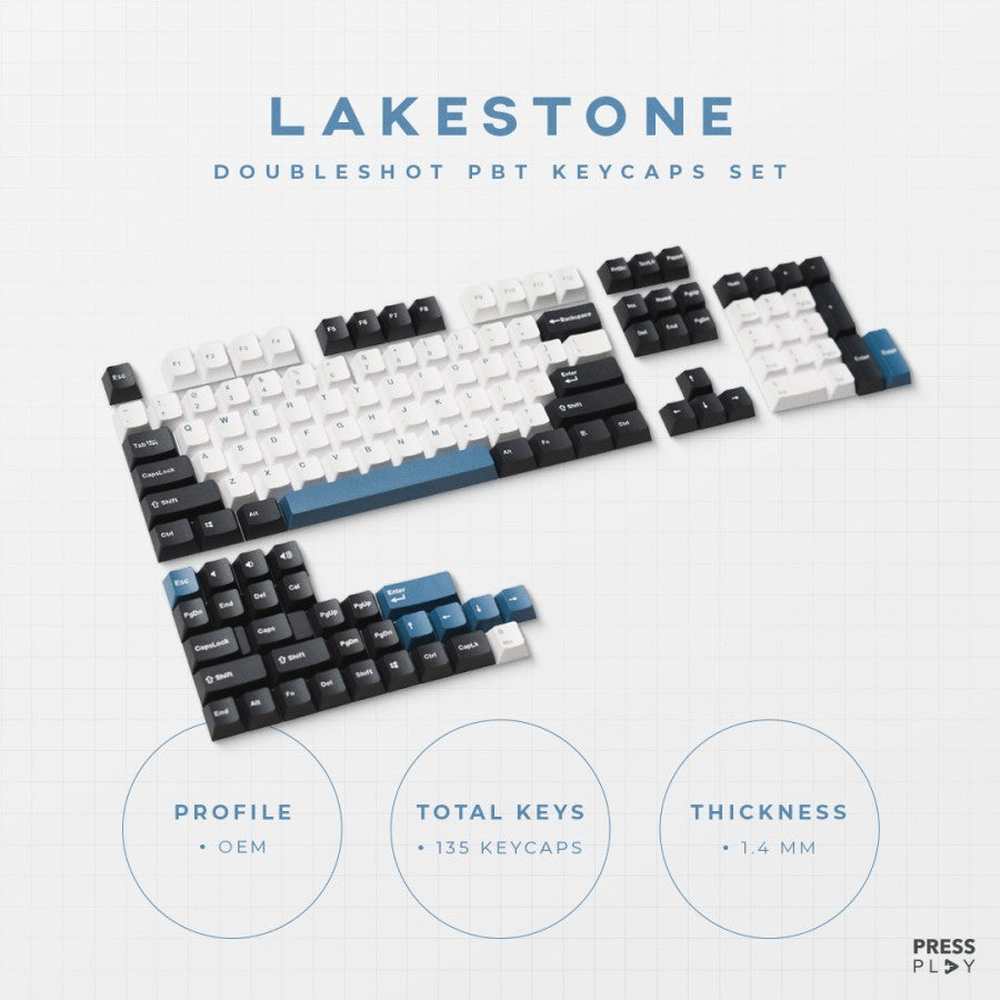 LAKESTONE PBT Doubleshot Keycaps Keycap Set