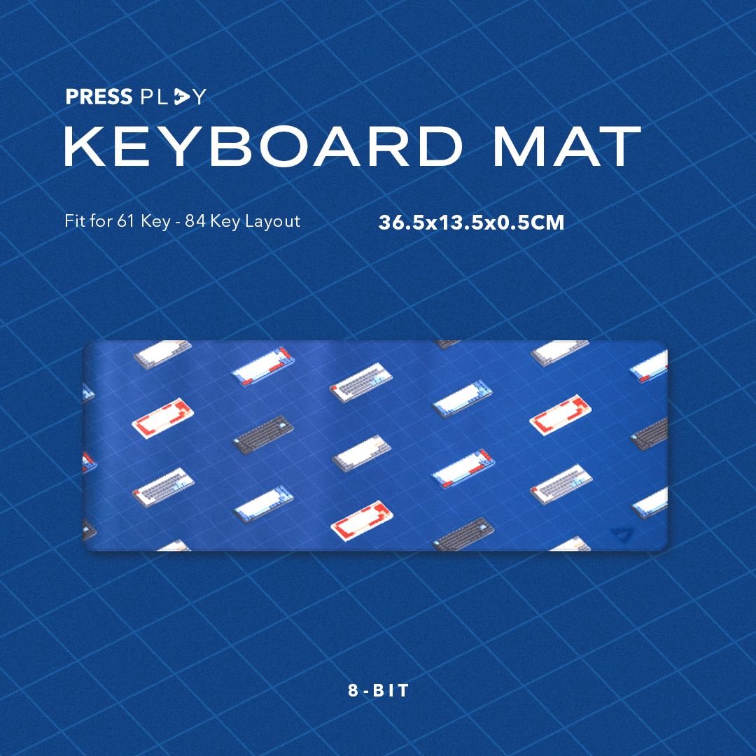 8bit KEYBOARD Keyboard Mat Mini Deskmat by Press Play
