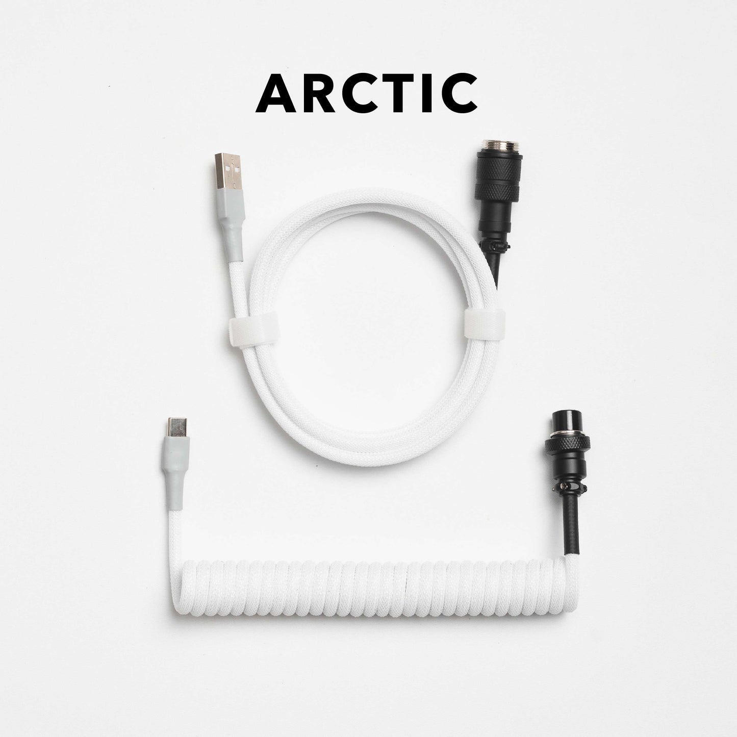 Type C Coiled Cable Mechanical Keyboard Aviator