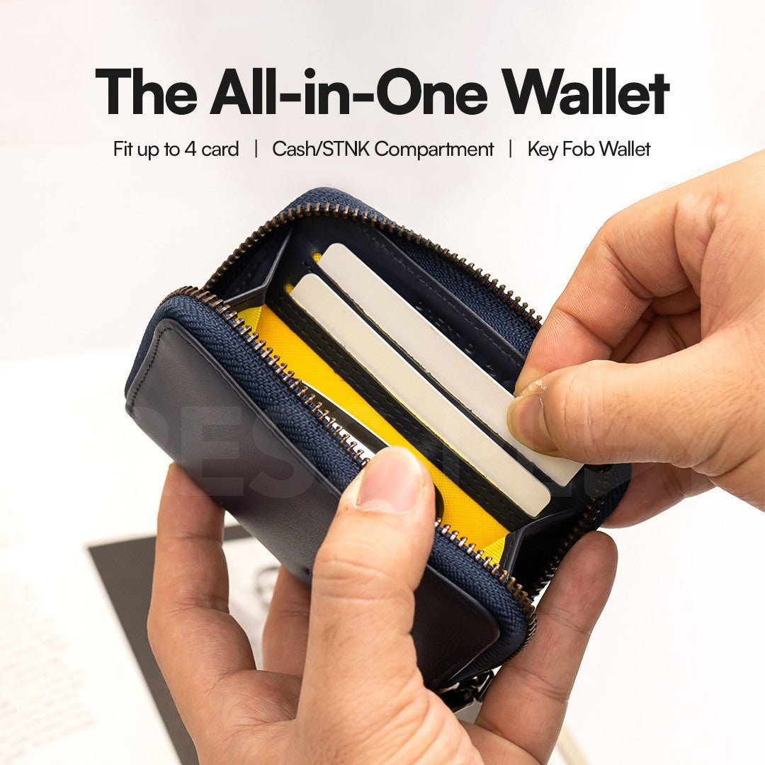 ROADSTER Zip Wallet - Dompet Kunci STNK Pria by Press Play