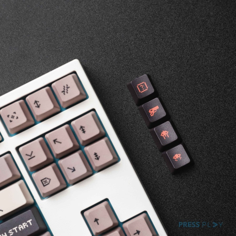RES Retro Entertainment System Press Play x Jebbra PBT Keycaps