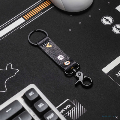 Press Play Keychain Key Holder