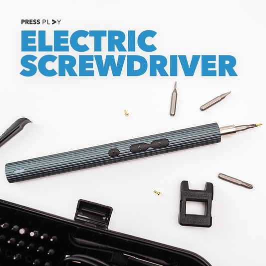 Press Play Electric Screwdriver Obeng Listrik Multifungsi
