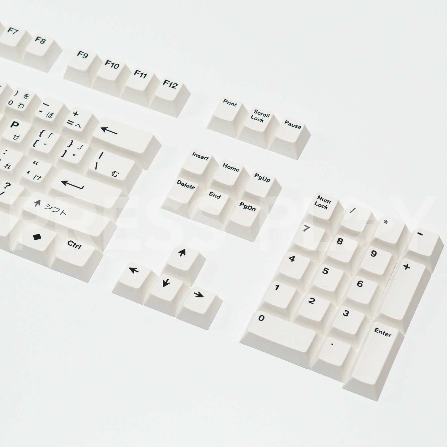 PPBT SHIRAKAWA PBT Dye Sub Keycap Set Japanese Root by Press Play