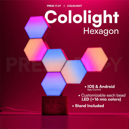 Cololight PRO Hexagon Light Customizable RGB LED Multicolor Kit