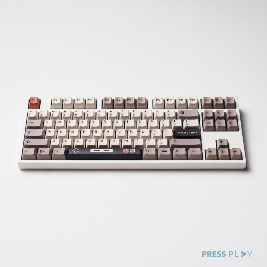 RES Retro Entertainment System Press Play x Jebbra PBT Keycaps