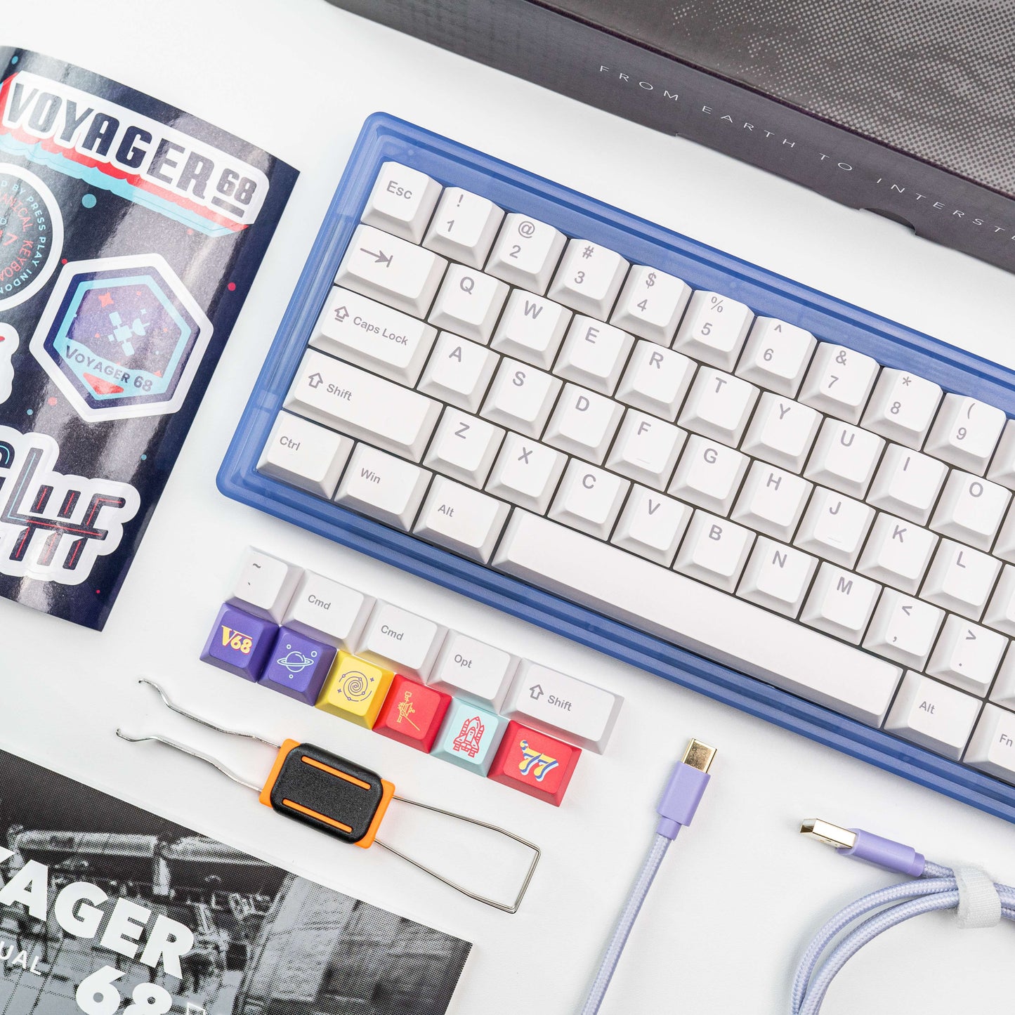 VOYAGER68 Wireless Mechanical Keyboard by Press Play