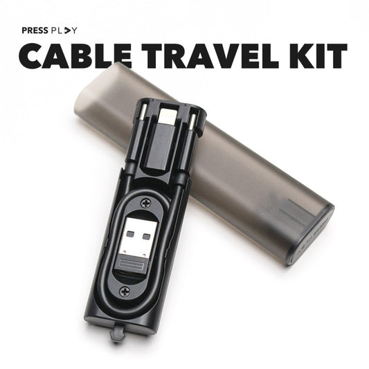 7 in 1 Cable Travel Kit by Press Play