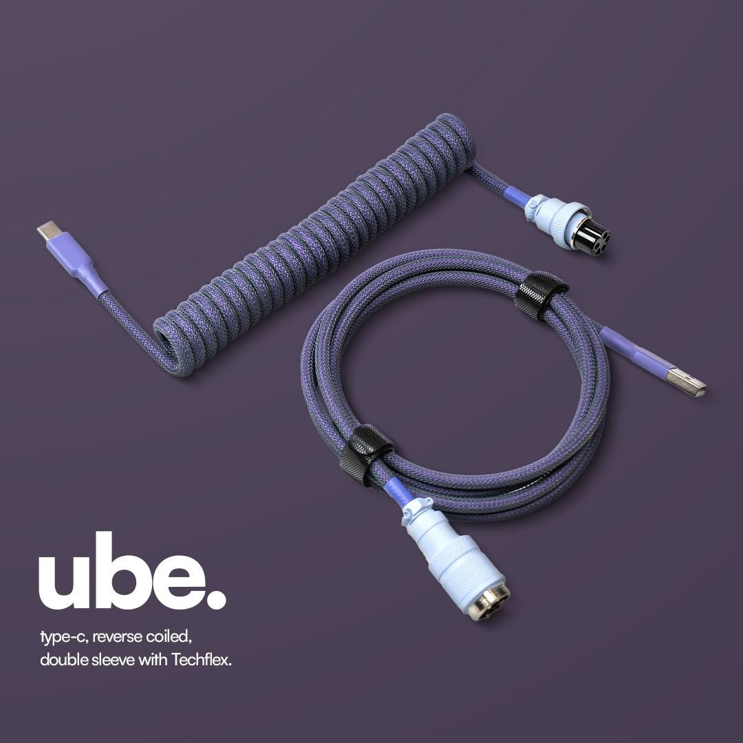 Type C Coiled Cable Mechanical Keyboard Aviator