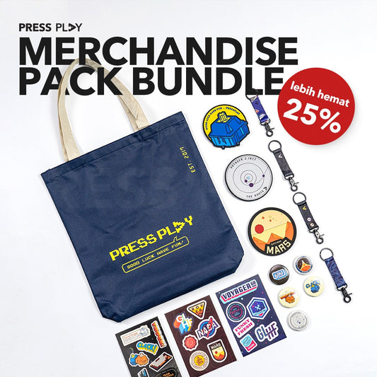 Press Play Official Merchandise Pack Bundle Souvenir