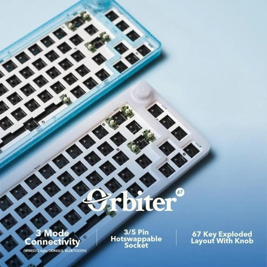ORBITER67 Barebones Wireless Mechanical Keyboard by Press Play