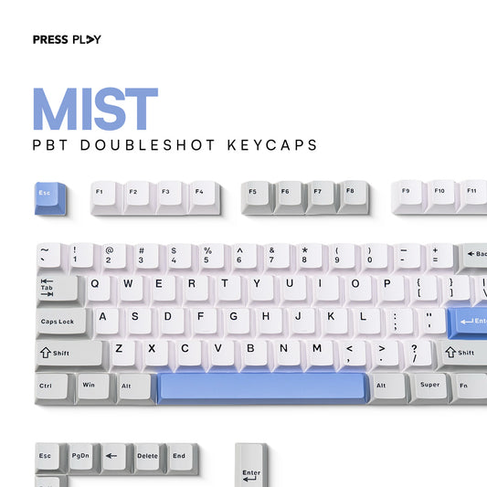 MIST PBT Doubleshot Keycaps Set