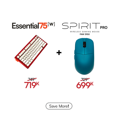 [BUNDLE] Essential75W Wireless Keyboard & Mouse Bundle