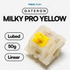 GATERON Milky Yellow Pro KS-3 Linear Switch 60g PCB Mount