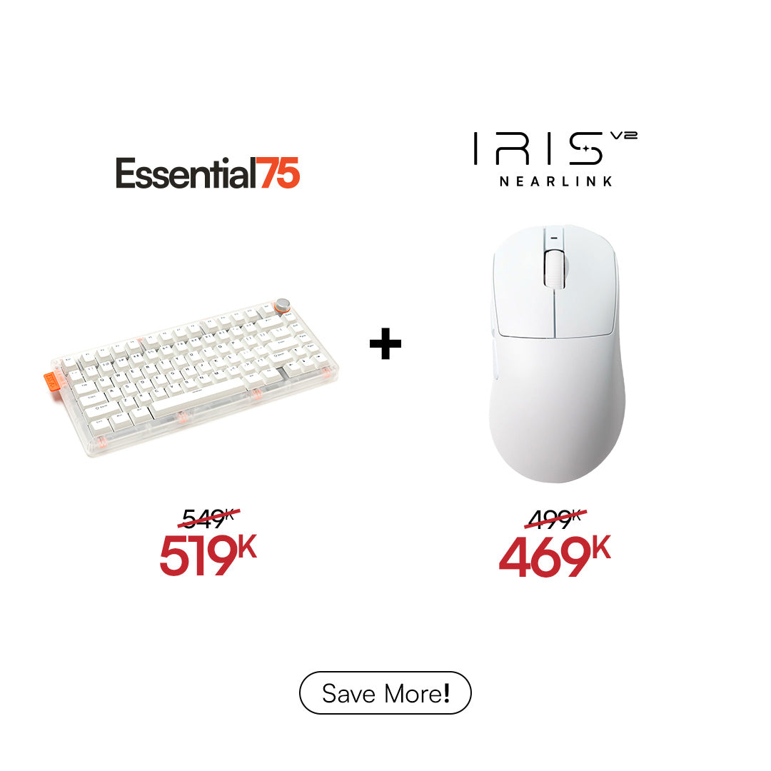 [BUNDLE] Essential75 Wired Keyboard & Mouse Bundle