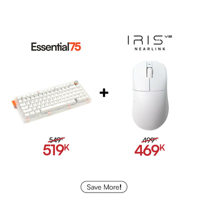 [BUNDLE] Essential75 Wired Keyboard & Mouse Bundle