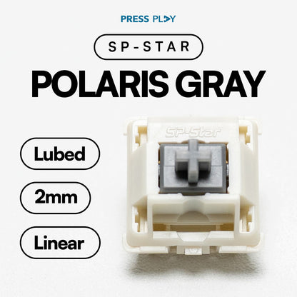 SP Star Polaris Gray Grey Linear Switch 67g PCB Mount