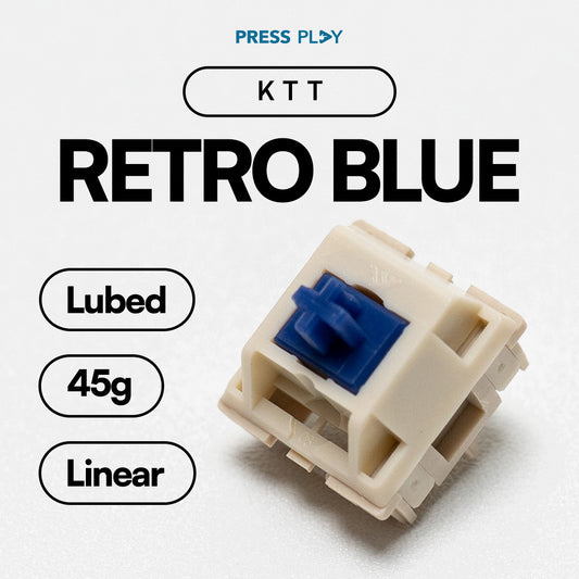 KTT Retro Blue 50g POK Linear Switch PCB Mount