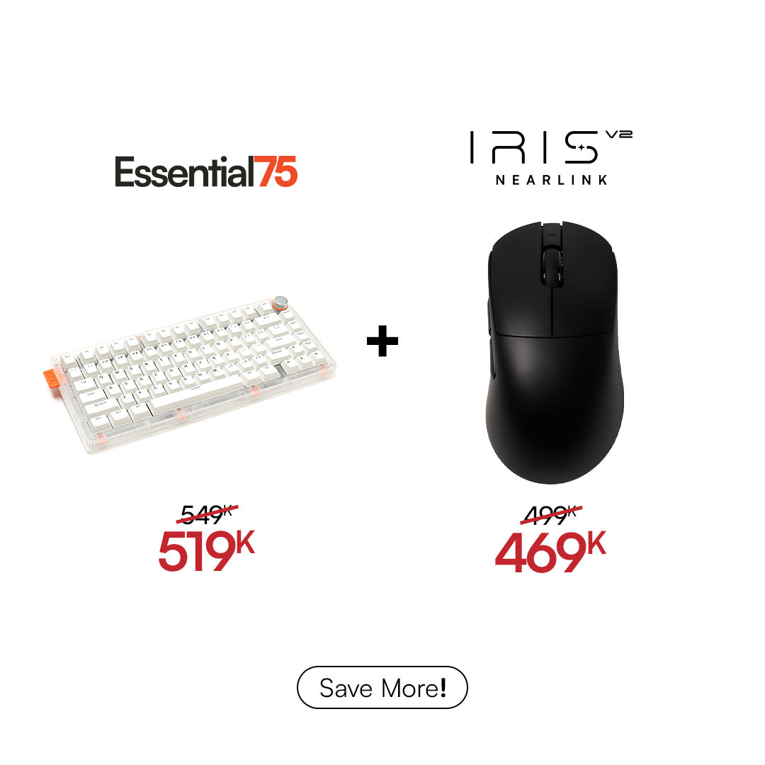 [BUNDLE] Essential75 Wired Keyboard & Mouse Bundle