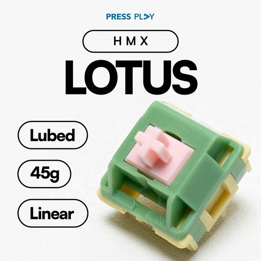 HMX Lotus 45g Linear Switch PCB Mount for Mechanical Keyboard