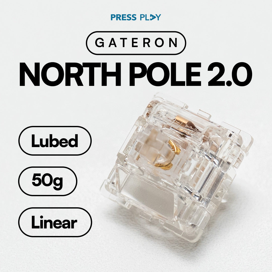 GATERON North Pole 2.0 Linear Switch 60g PCB Mount