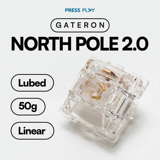 GATERON North Pole 2.0 Linear Switch 60g PCB Mount