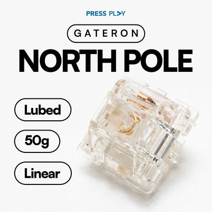 GATERON North Pole Linear Switch 60g PCB Mount