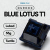 DUROCK Blue Lotus T1 Tactile Switch 65g - PCB Mount