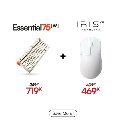 [BUNDLE] Essential75W Wireless Keyboard & Mouse Bundle