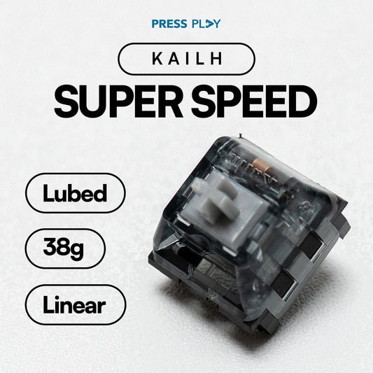 Kailh Super Speed Silver Linear Switch 50g PCB Mount